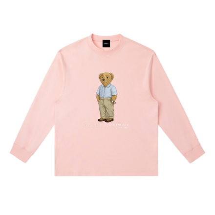 Business Casual Bear L/S Pink