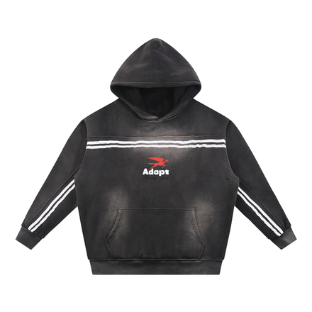 AU Racing Taped Hoodie Black