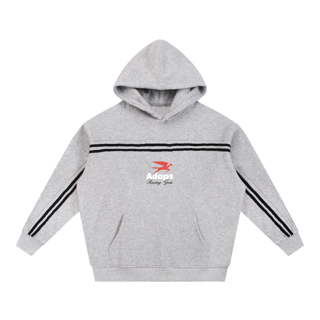 AU Racing Taped Hoodie Gray