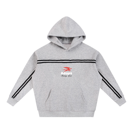 AU Racing Taped Hoodie Gray
