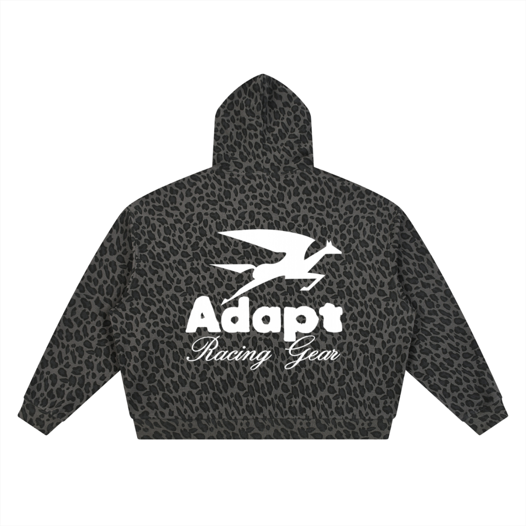 Leopard Print Pegasus Zip-Up