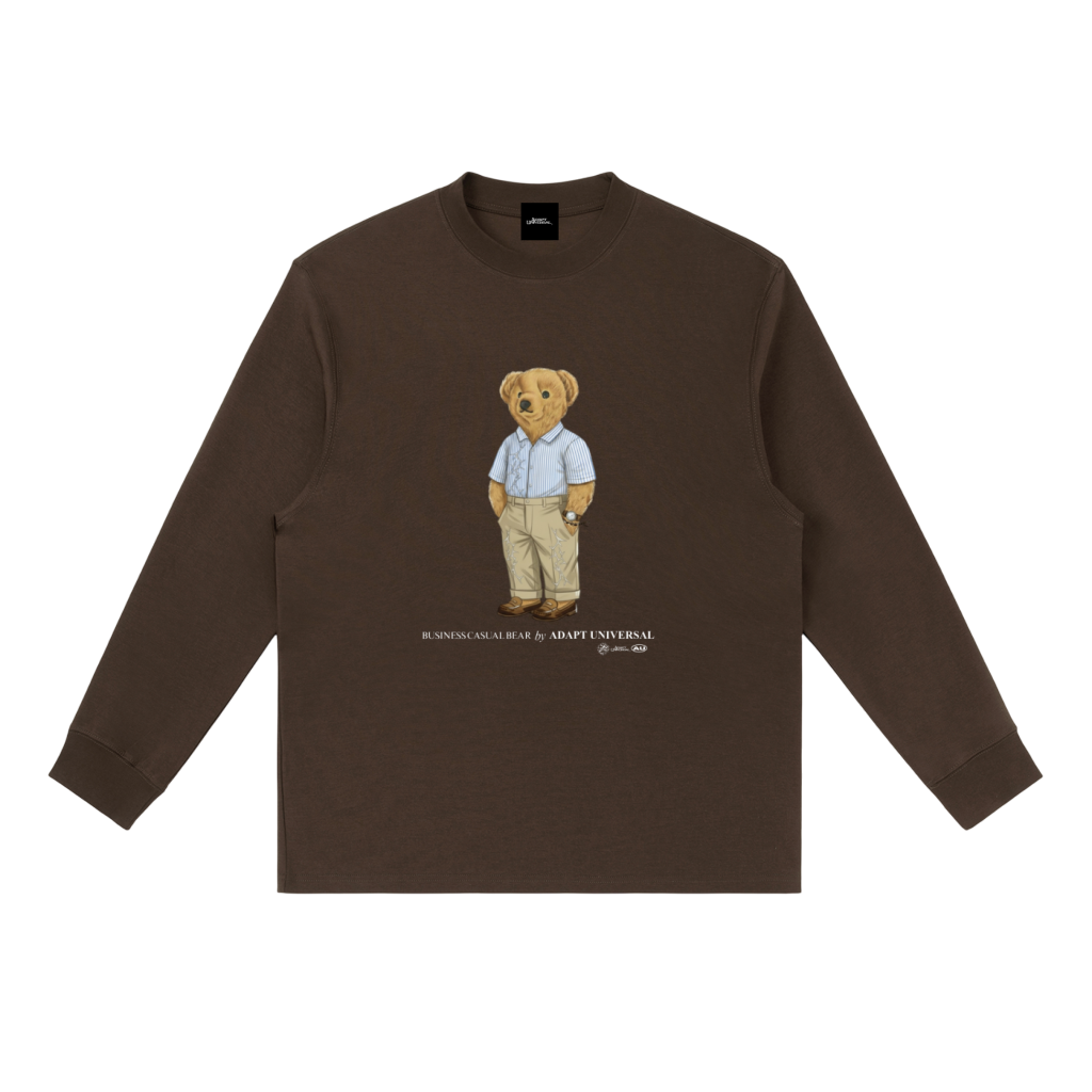 Business Casual Bear L/S Mocha