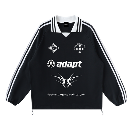 AU Soccer L/S Black