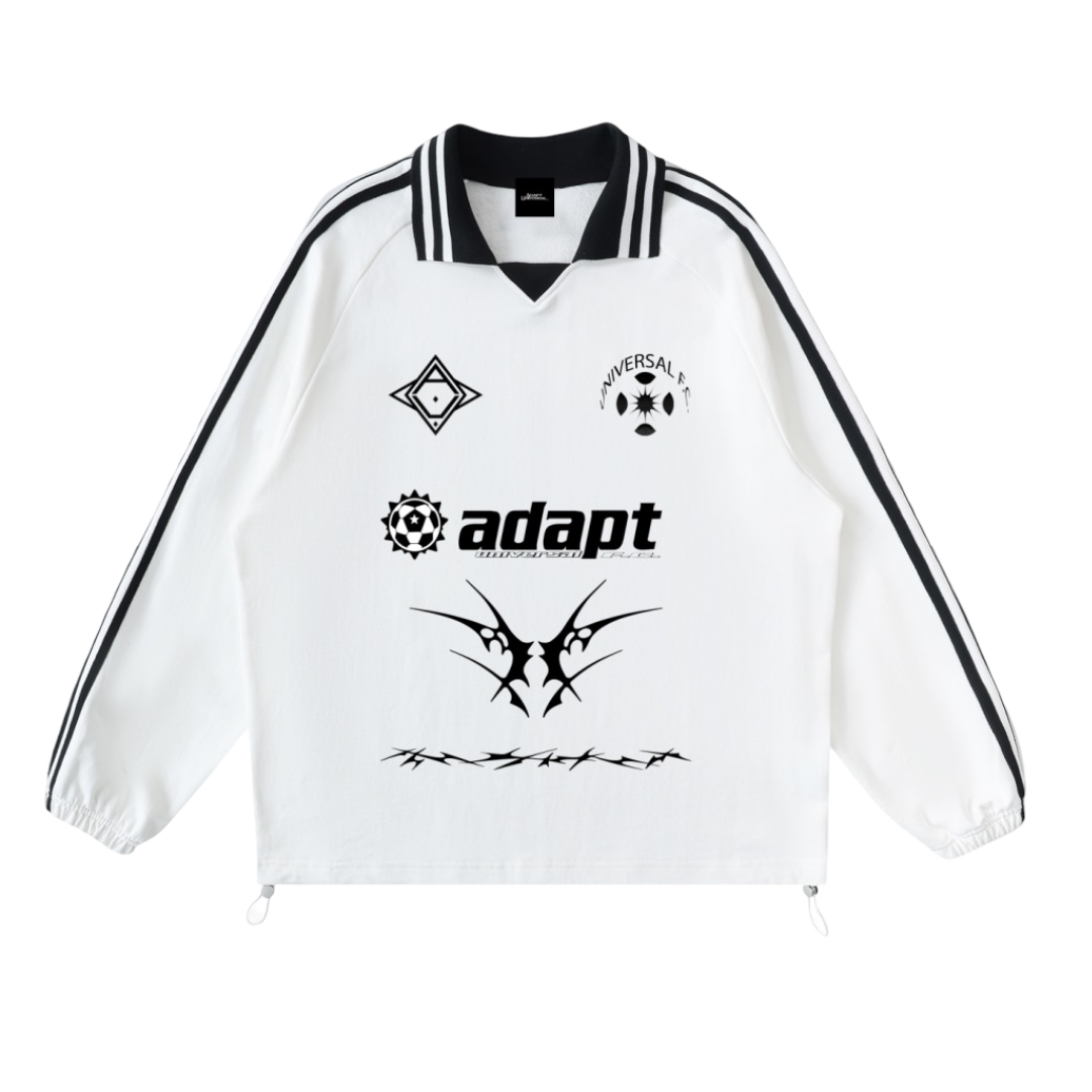 AU Soccer L/S White