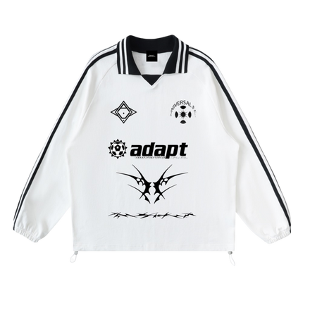 AU Soccer L/S White