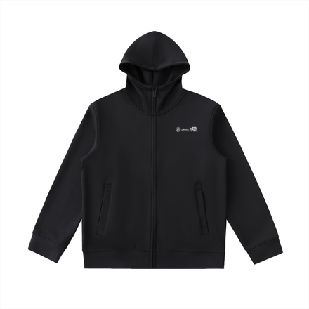 versatek® High Neck Hoodie Deep Black