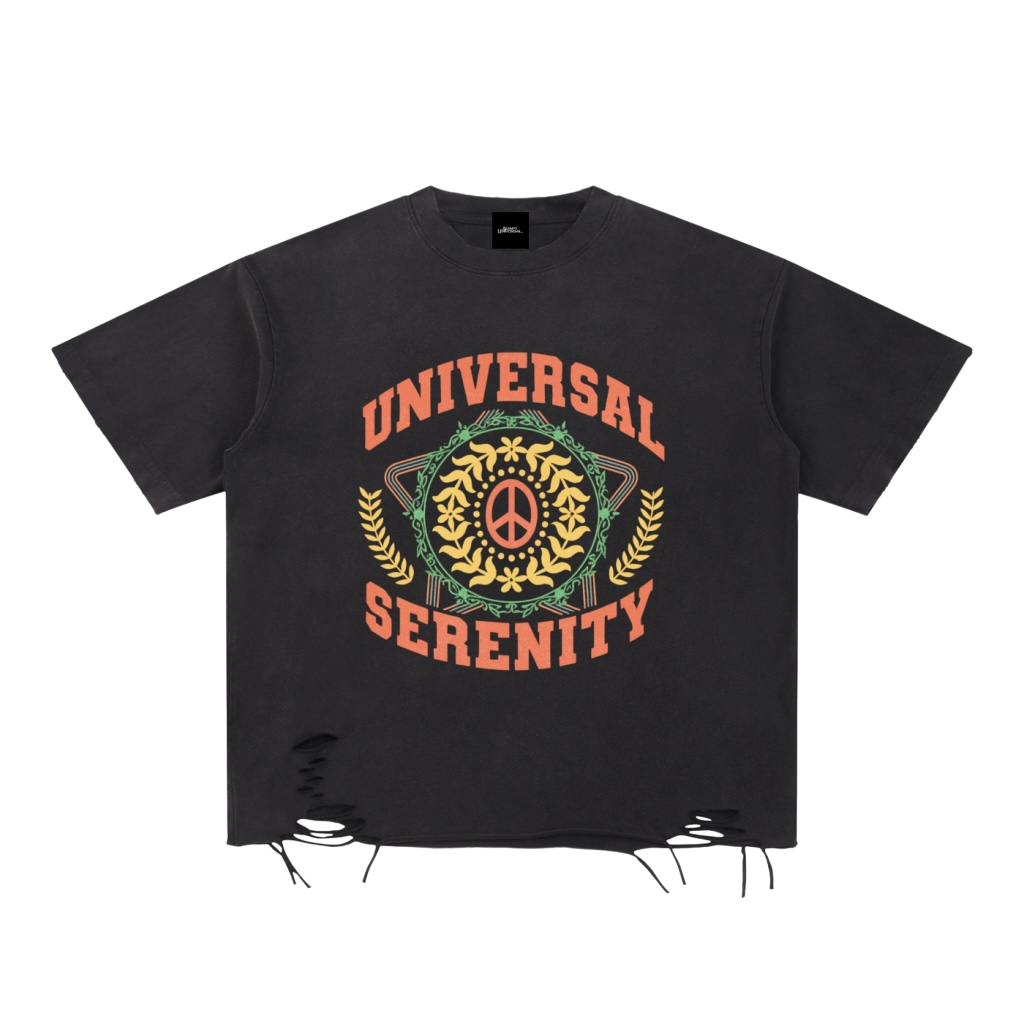 Universal Serenity Distressed Tee