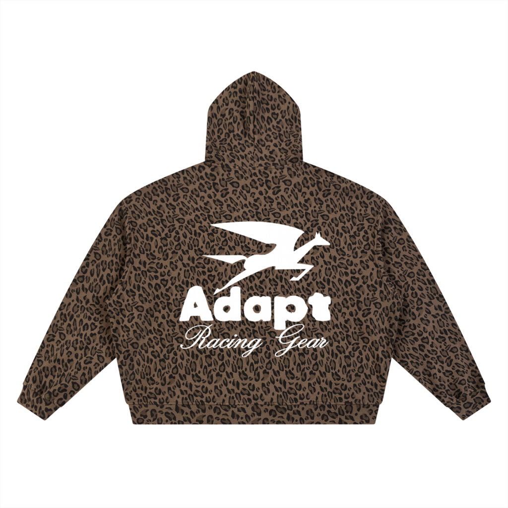 Leopard Print Pegasus Zip-Up