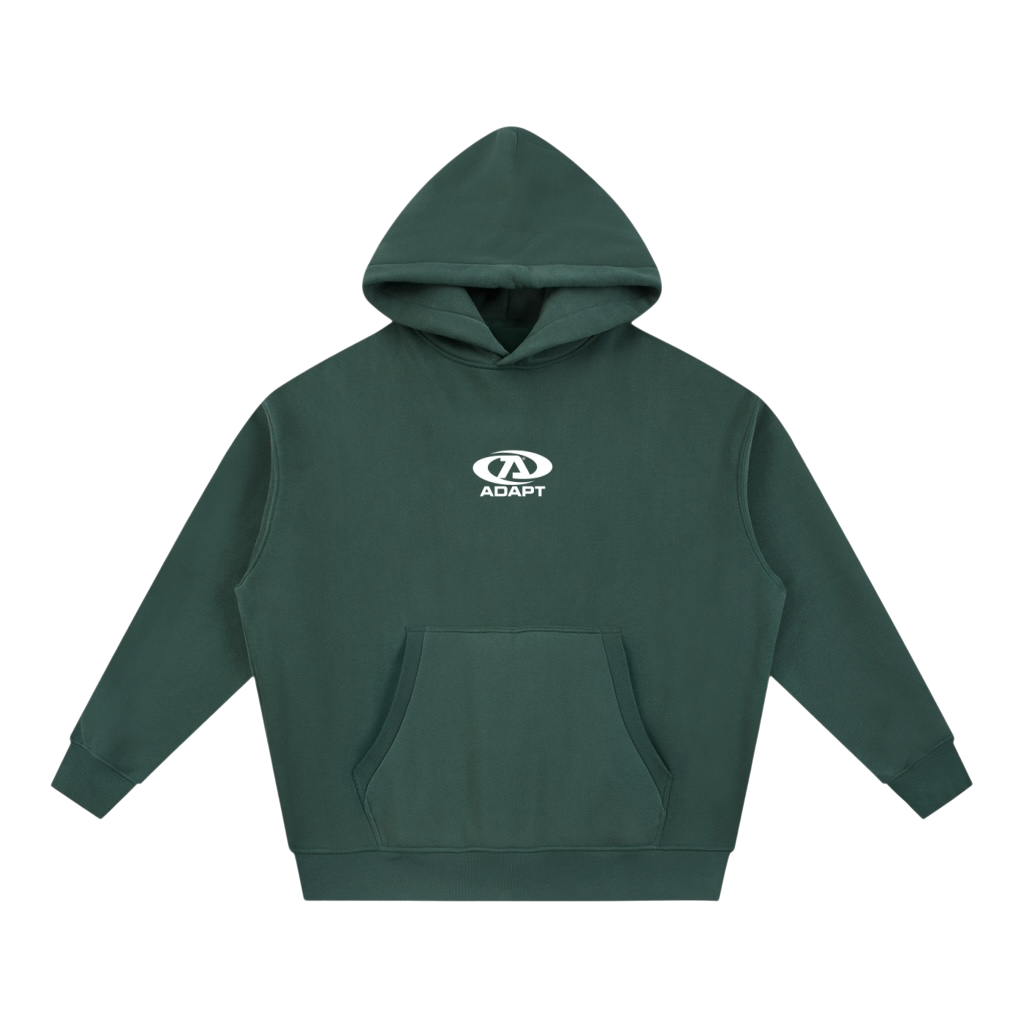 “O” Logo Hoodie Forest Green