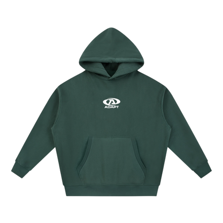 “O” Logo Hoodie Forest Green