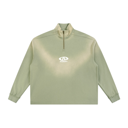 Essential Sun Faded Quarter-Zip Sage