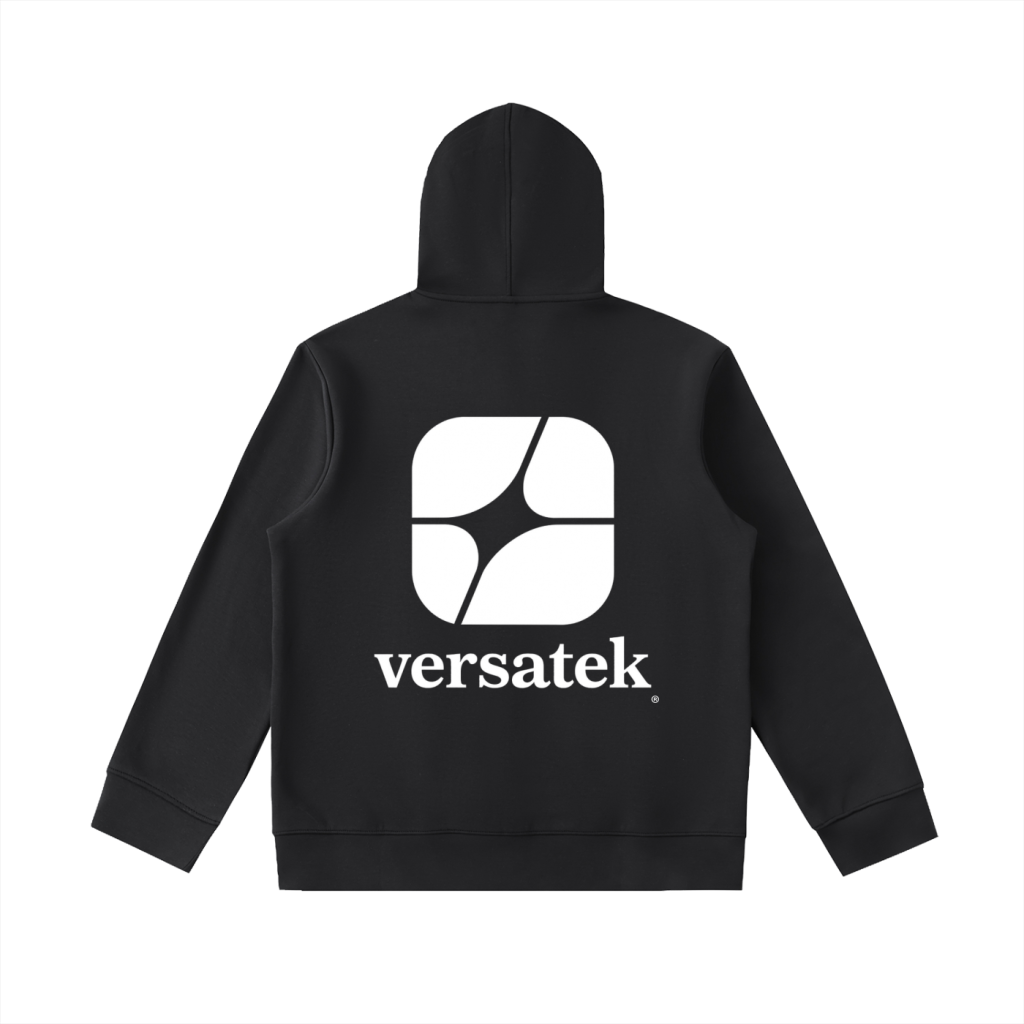 versatek® High Neck Hoodie Deep Black