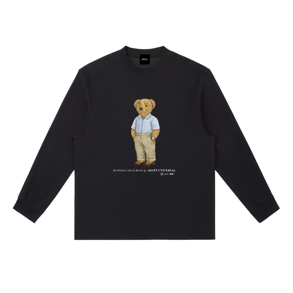 Business Casual Bear L/S Black